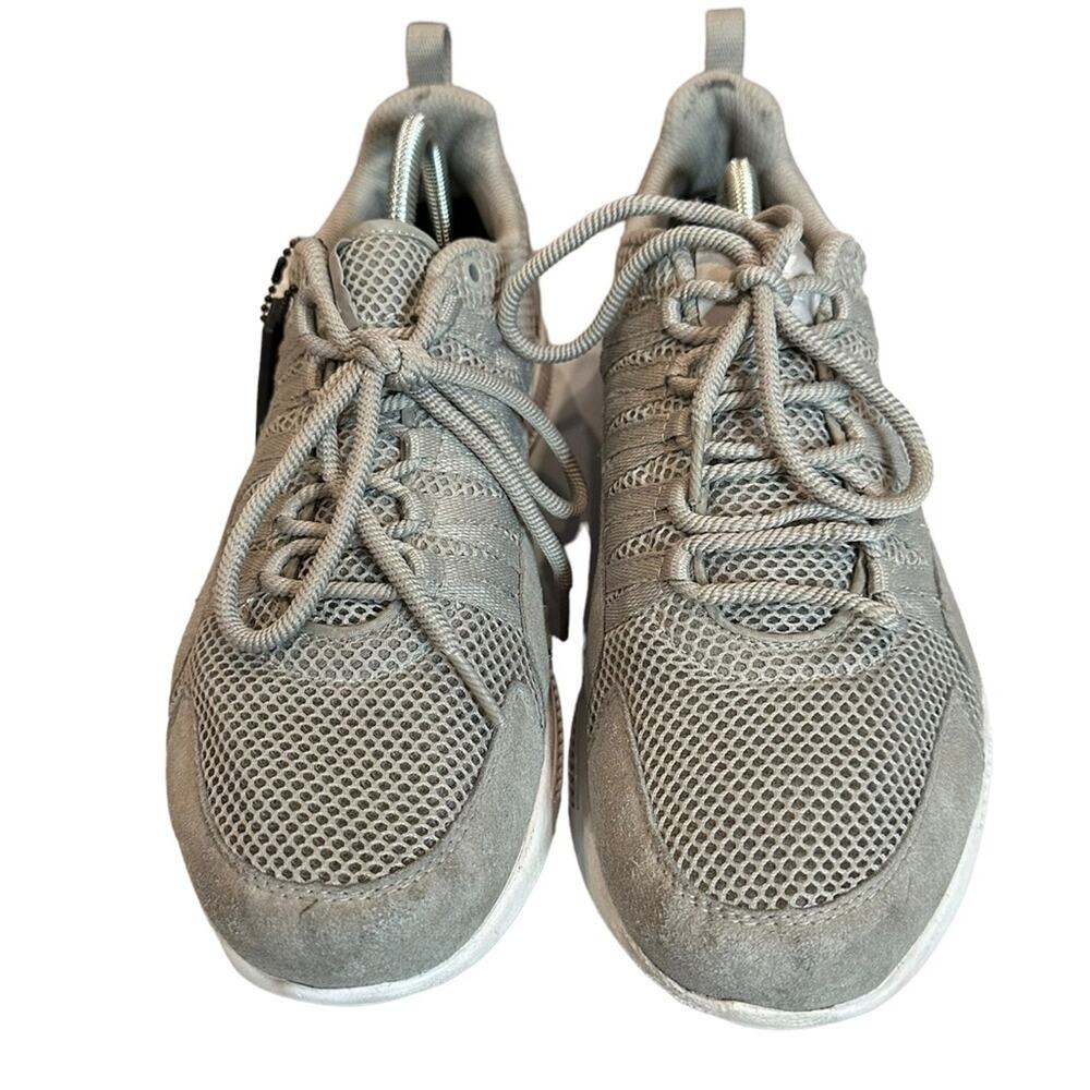 SUPRA gray sneaker lace up knit upper size 9.5